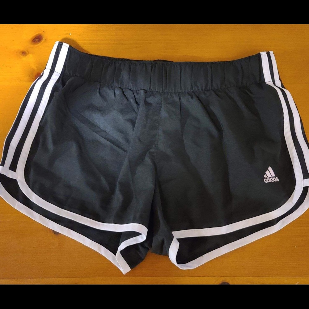 Nylon marathon running shorts small